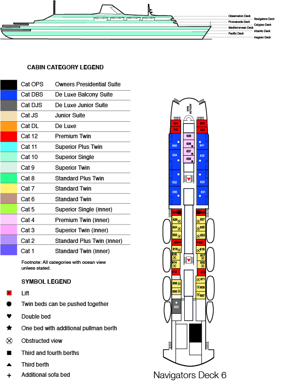 Deck Plan of Navigators Deck